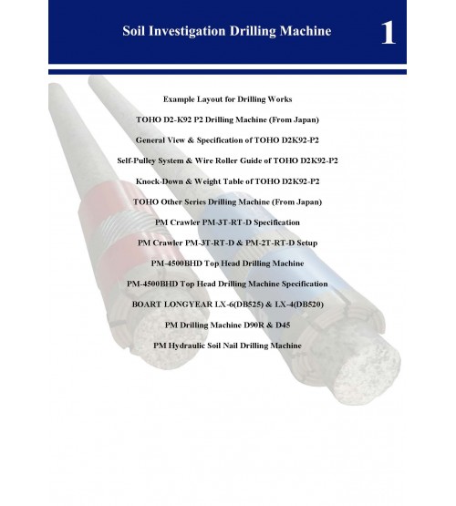 Full Soil Investigation Drilling Machine Catalogue